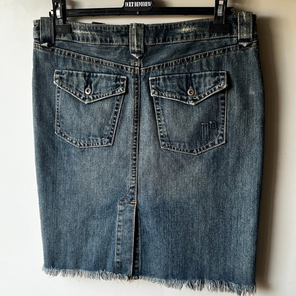 Vintage Rogan Gregory Denim Pencil Skirt - Picture 5 of 12